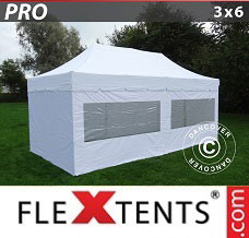Namiot ekspresowy 3x6m Biały, mq 6 ściany boczne