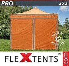 Namiot ekspresowy 3x3m Pomarańczowy 